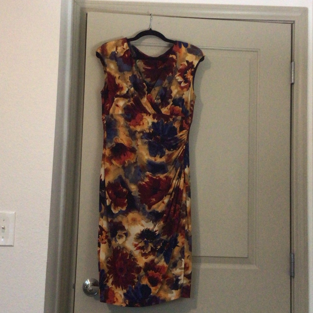Floral Print Sleeveless Dress